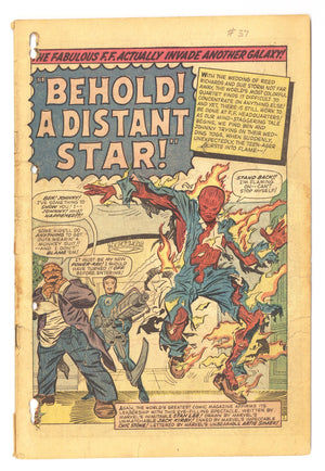 Fantastic Four Vol 1 37 Coverless (1965)