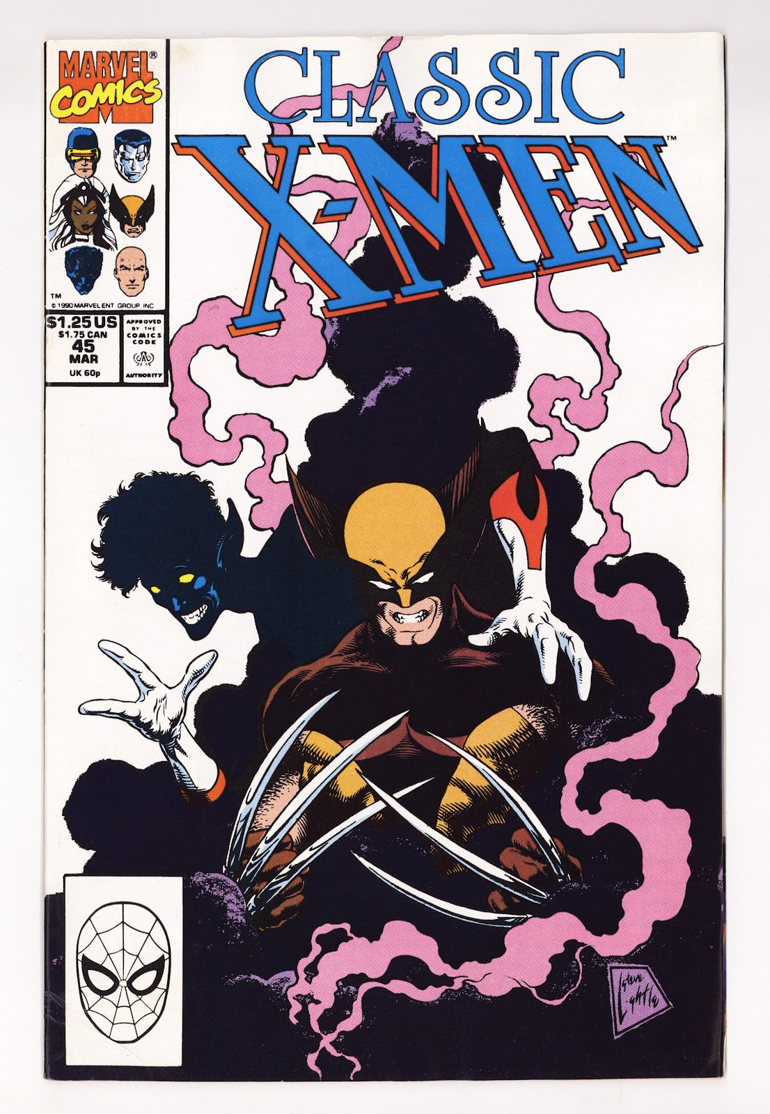 Classic X-Men 45 Mid Grade (1990) Direct 