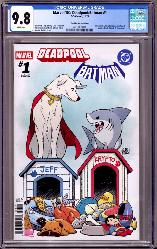 Marvel / DC: Deadpool / Batman 1 CGC 9.8 (NM/M) (2025) Gurihiru Variant