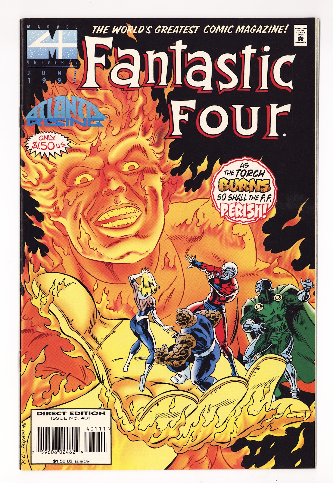 Fantastic Four Vol 1 401  Mid Grade   (1995)