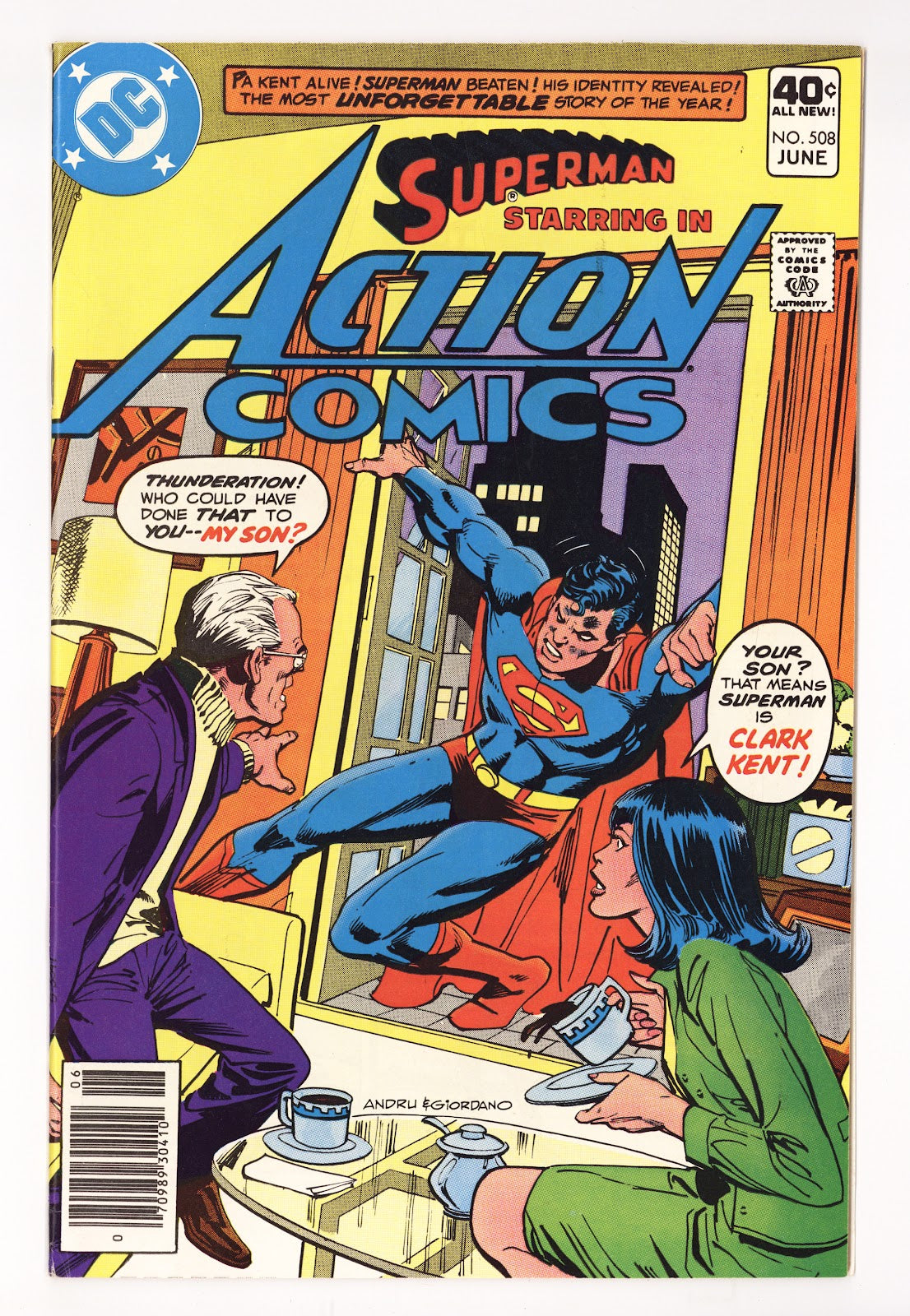 Action Comics Vol 1 508  Mid Grade   (1980)     
