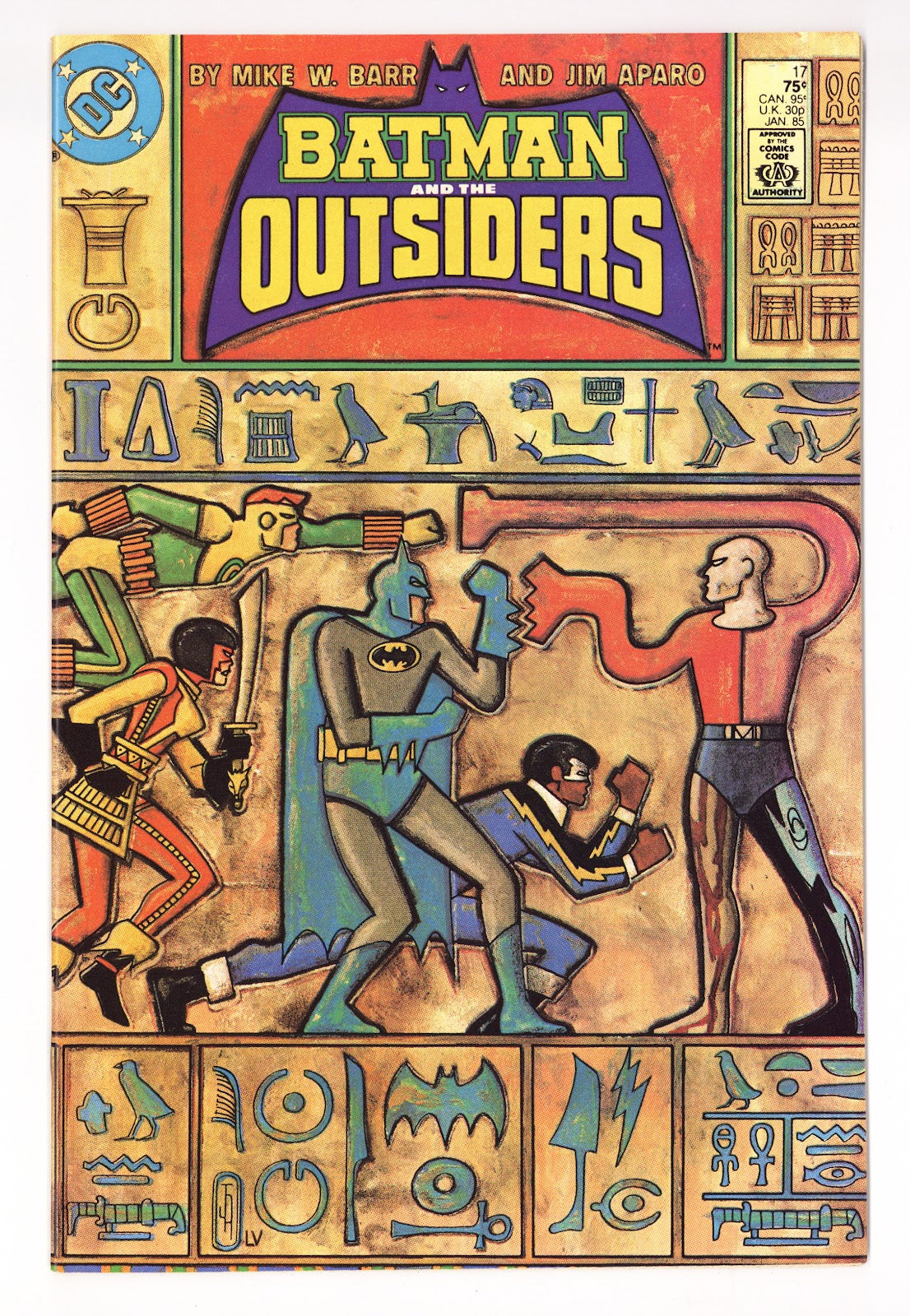Batman and the Outsiders Vol 1 17  High Grade   (1985)   Direct  