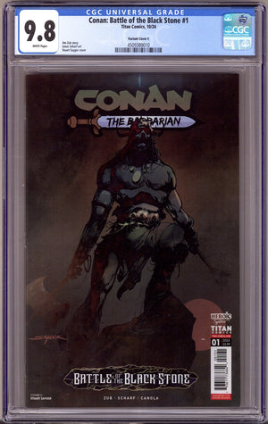 Conan: Battle of the Black Stone 1 CGC 9.8 (NM/M) (2024) Fleecs Variant
