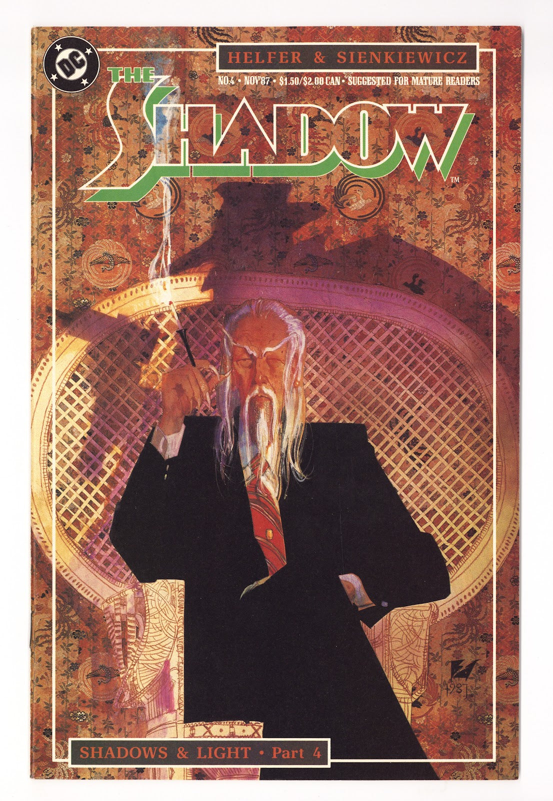 The Shadow Vol 3 4  High Grade   (1987)     