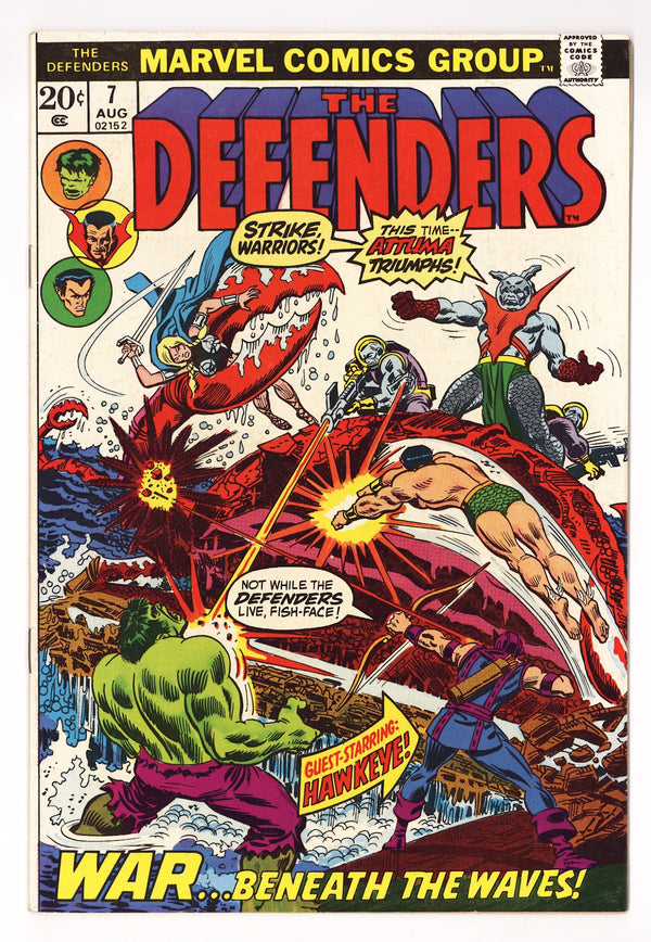 The Defenders Vol 1 7  FN/VF (7.0)   (1973)