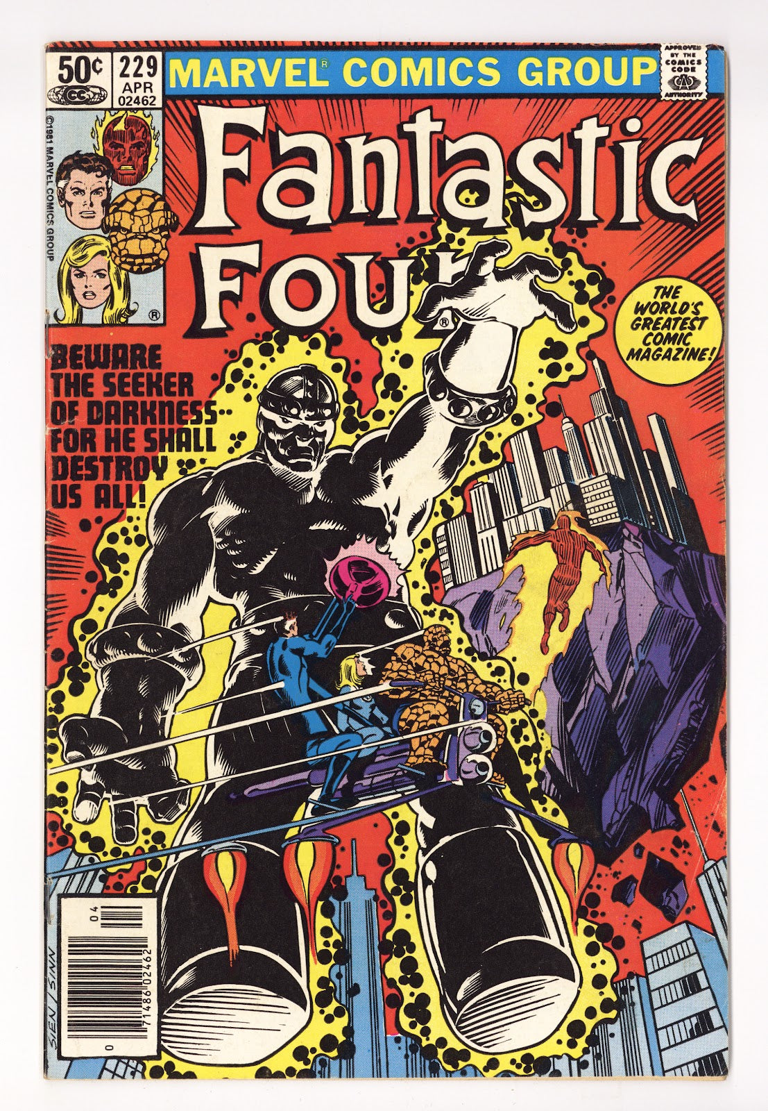 Fantastic Four Vol 1 229  Low Grade   (1981)   Newsstand  