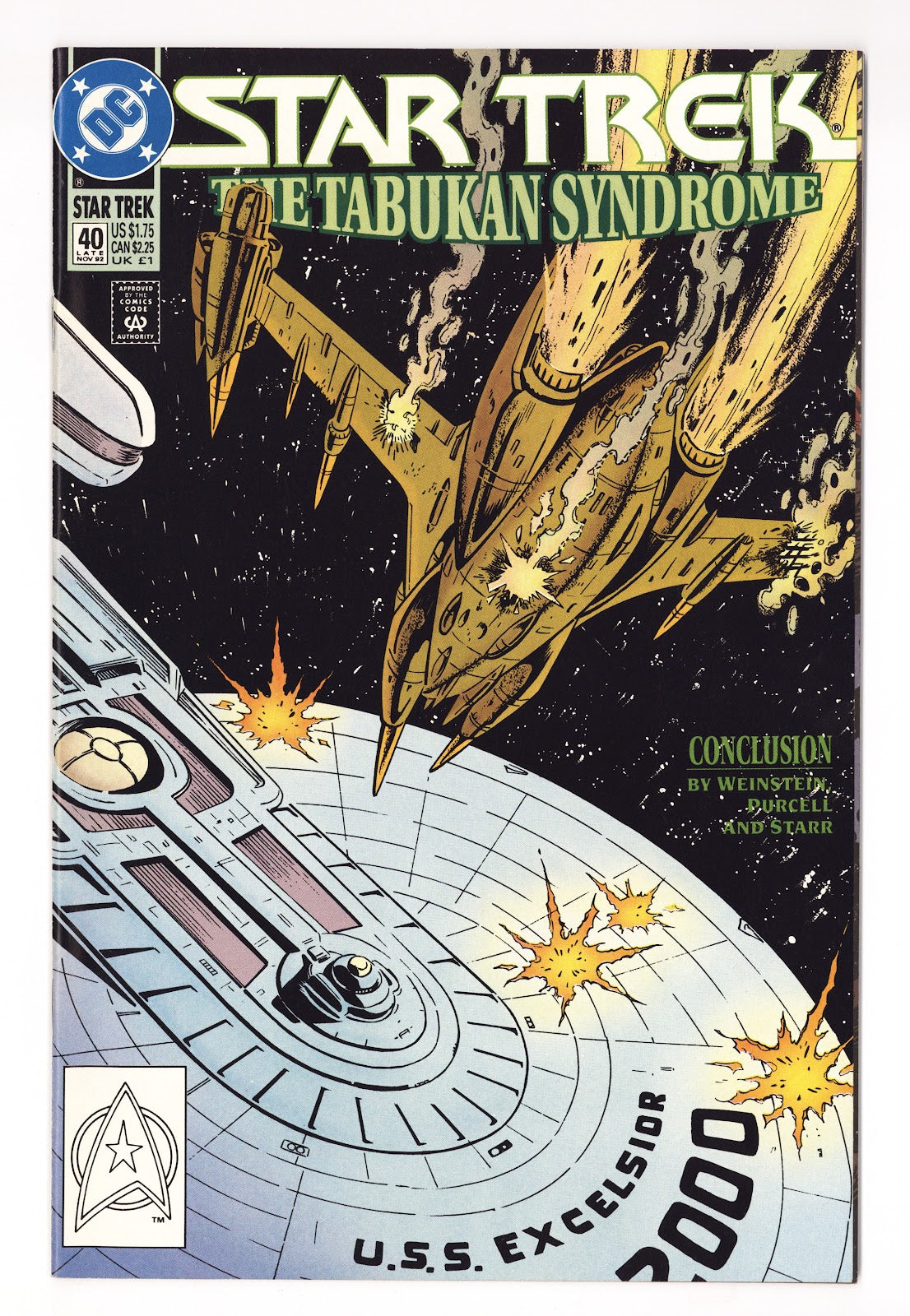 Star Trek Vol 2 40  Mid Grade   (1992)