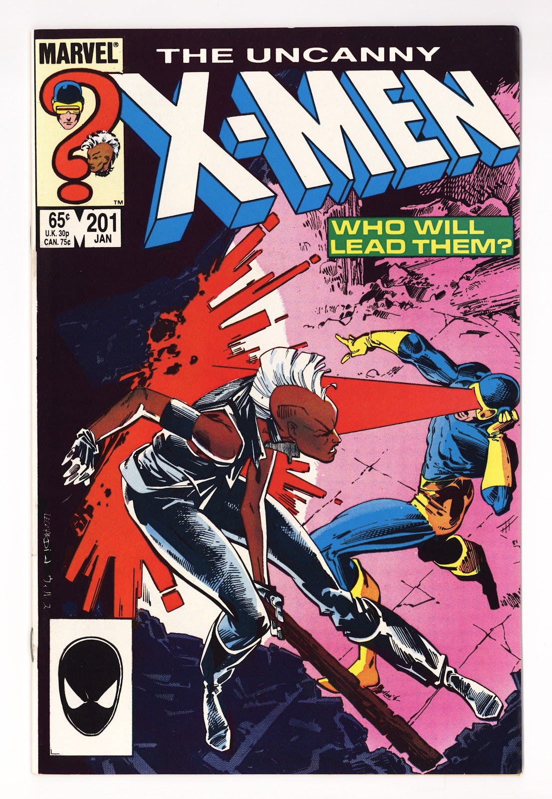 The Uncanny X-Men Vol 1 201  VF+ (8.5)   (1986)     