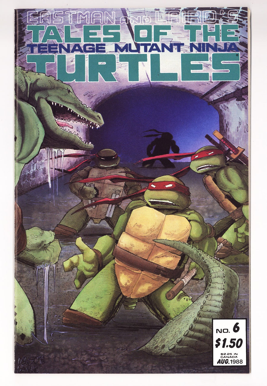 Tales of the Teenage Mutant Ninja Turtles Vol 1 6  VF/NM (9.0)   (1988)     