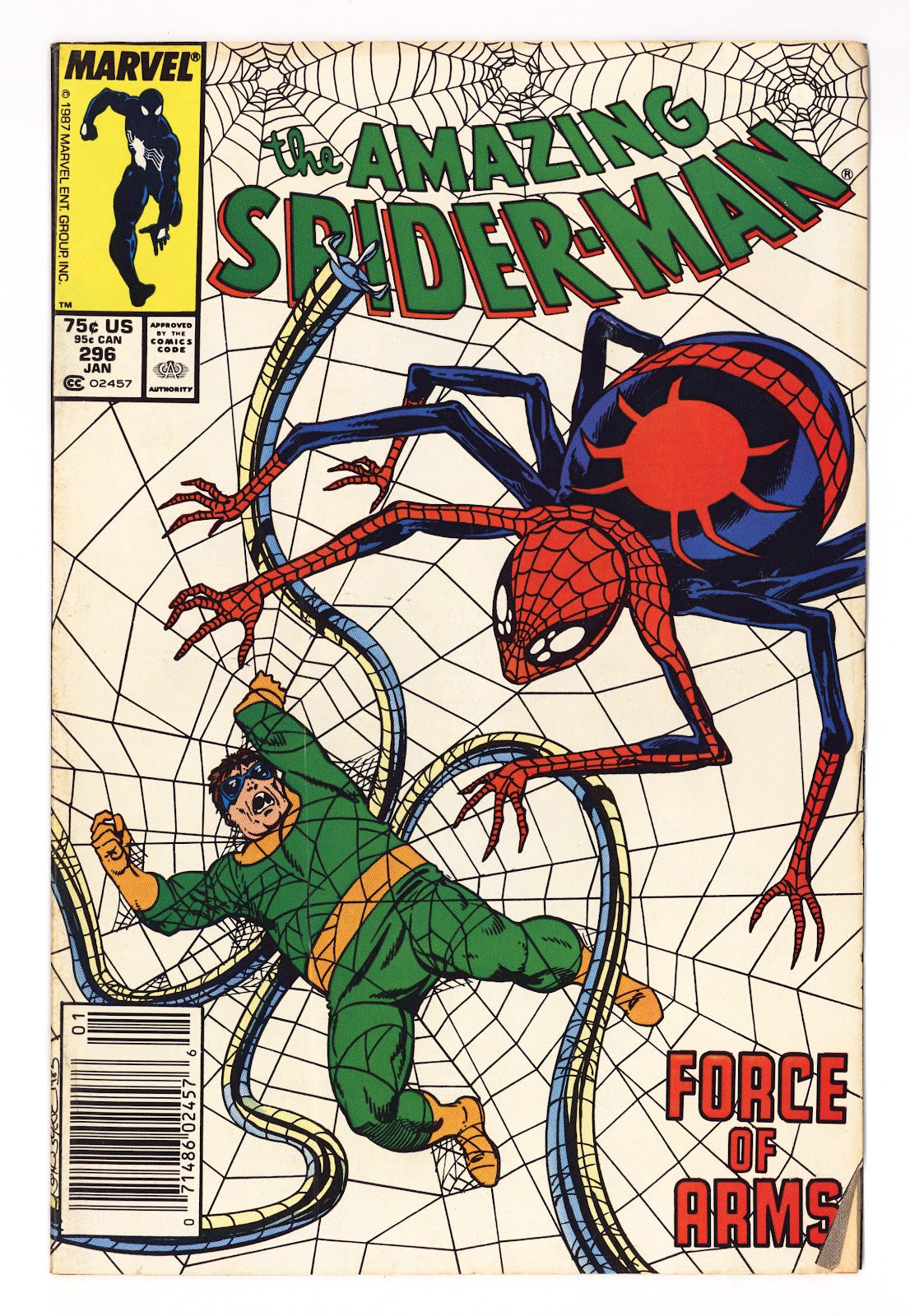 The Amazing Spider-Man Vol 1 296 Mid Grade (1988)  