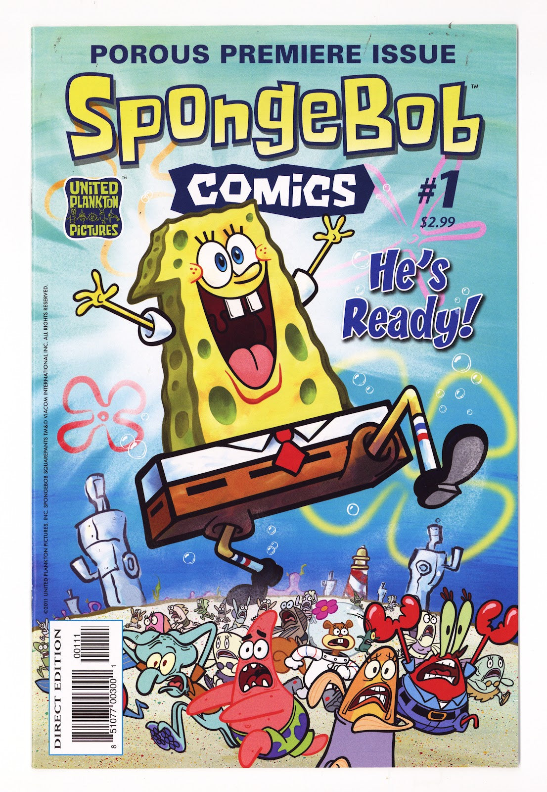 SpongeBob Comics   1  VF+ (8.5)   (2011)     