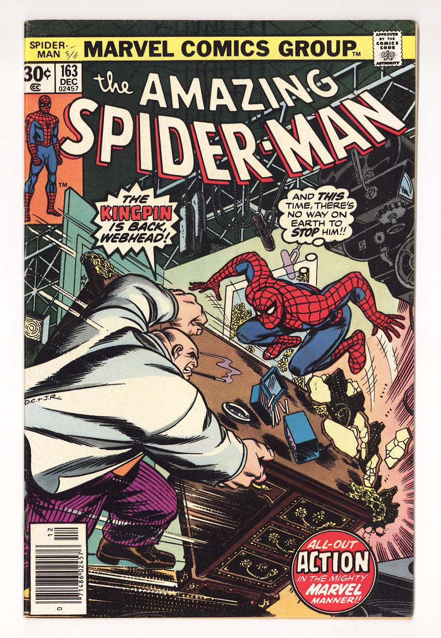 The Amazing Spider-Man Vol 1 163  FN+ (6.5)   (1976)