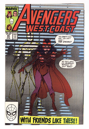 West Coast Avengers Vol 2 47 NM- (9.2) (1989)