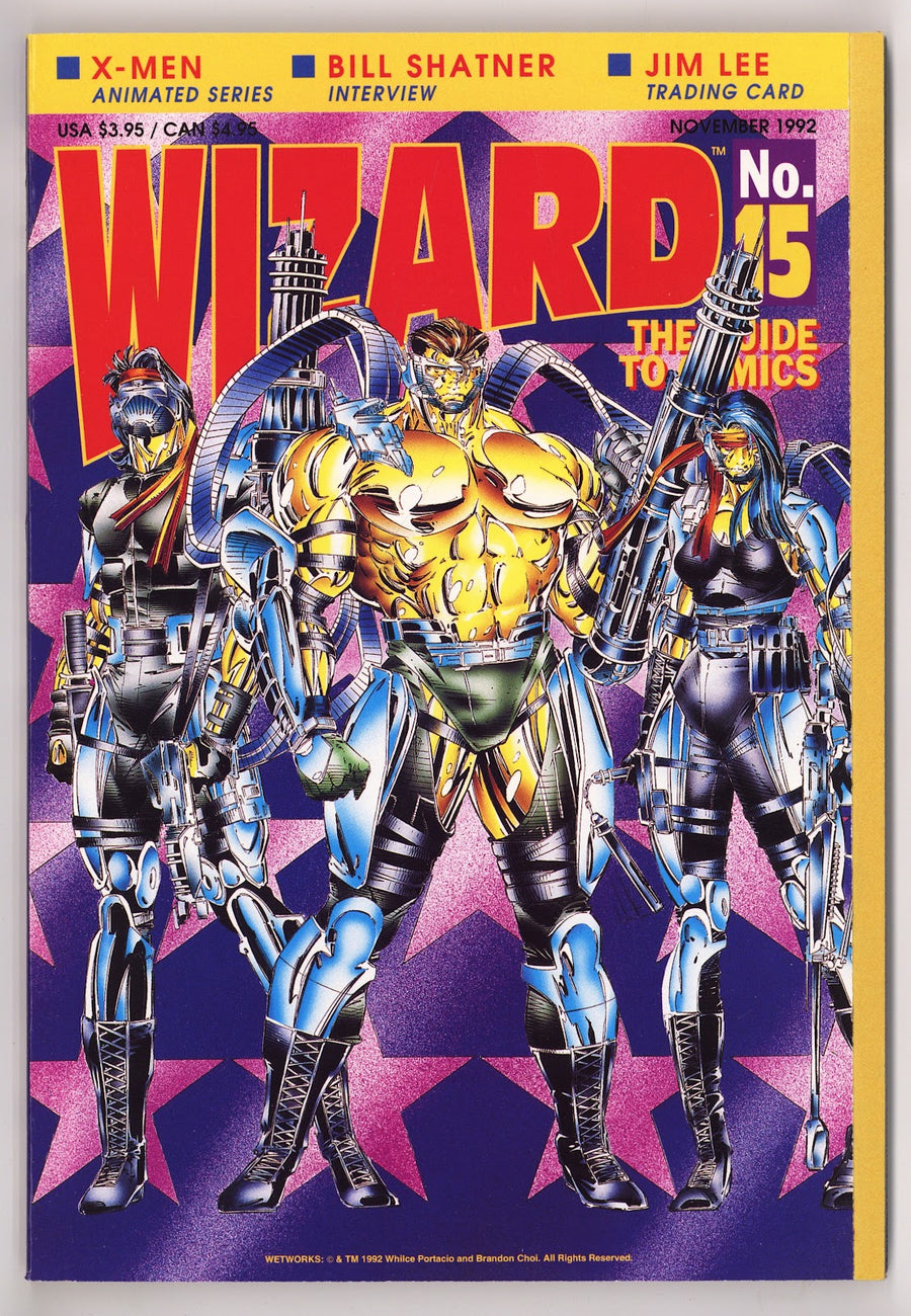 Wizard: The Comics Magazine 15 Mid Grade (1992)  