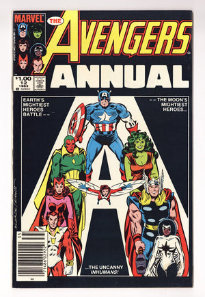 The Avengers Annual Vol 1 12 High Grade (1983) Newsstand