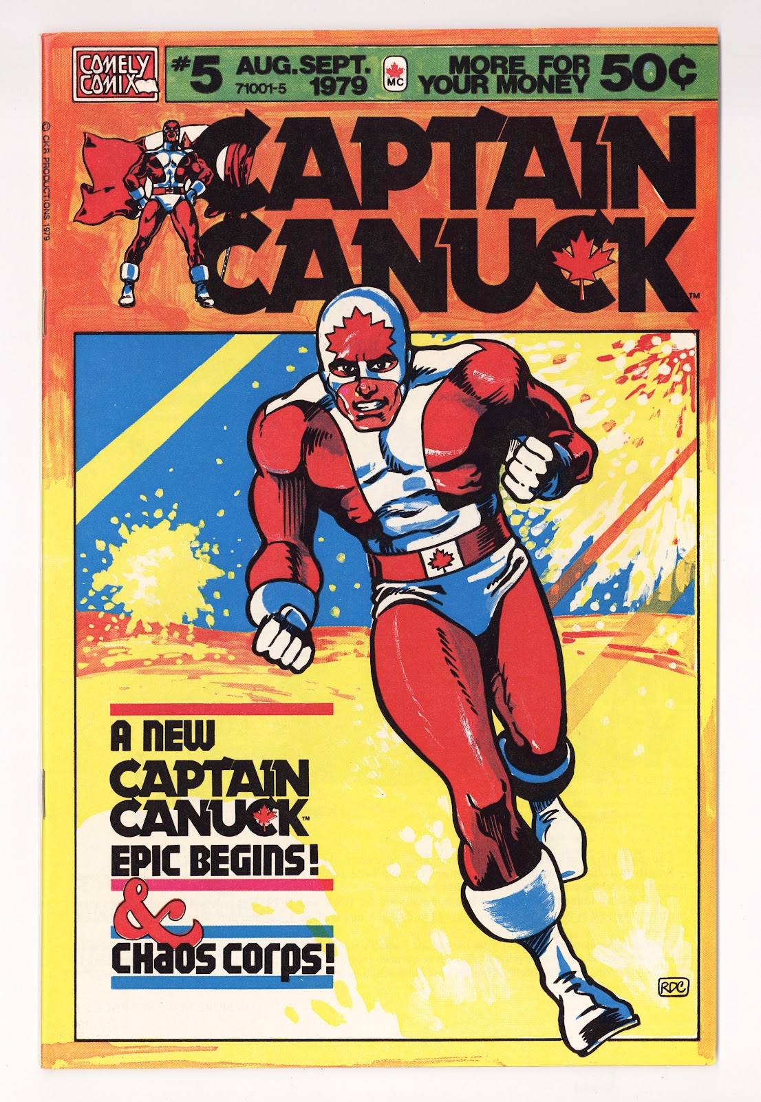 Captain Canuck Vol 1 5 High Grade (1979) 