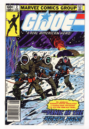 G.I. Joe, A Real American Hero 2 VF+ (8.5) (1982) Newsstand