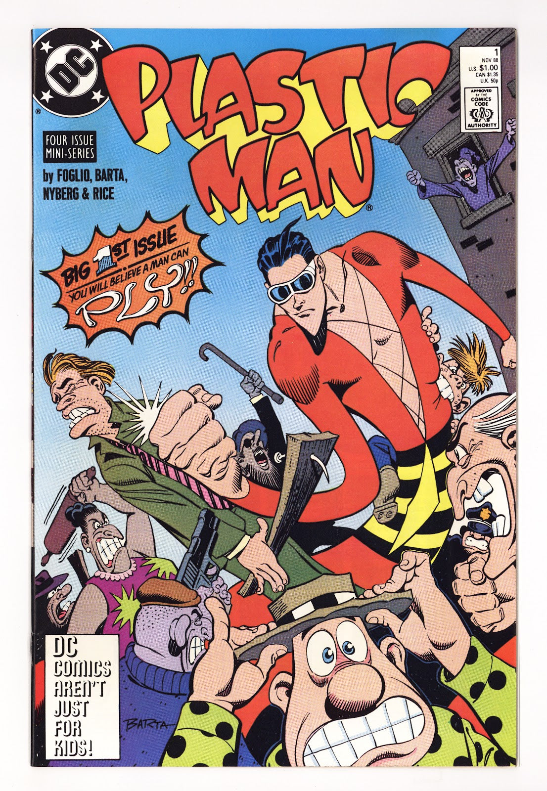 Plastic Man Vol 2 1  High Grade   (1988)     