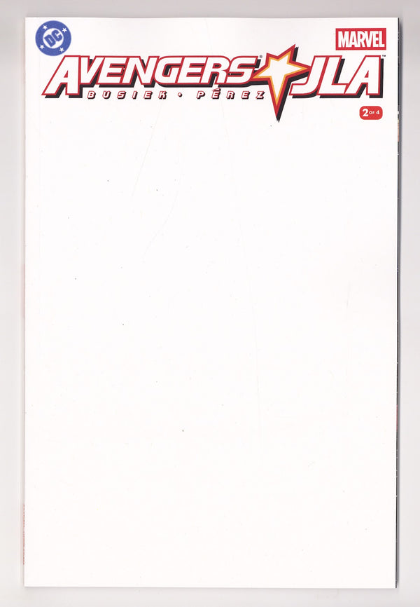 Avengers / JLA 2 Facsimile Blank Variant (2026)