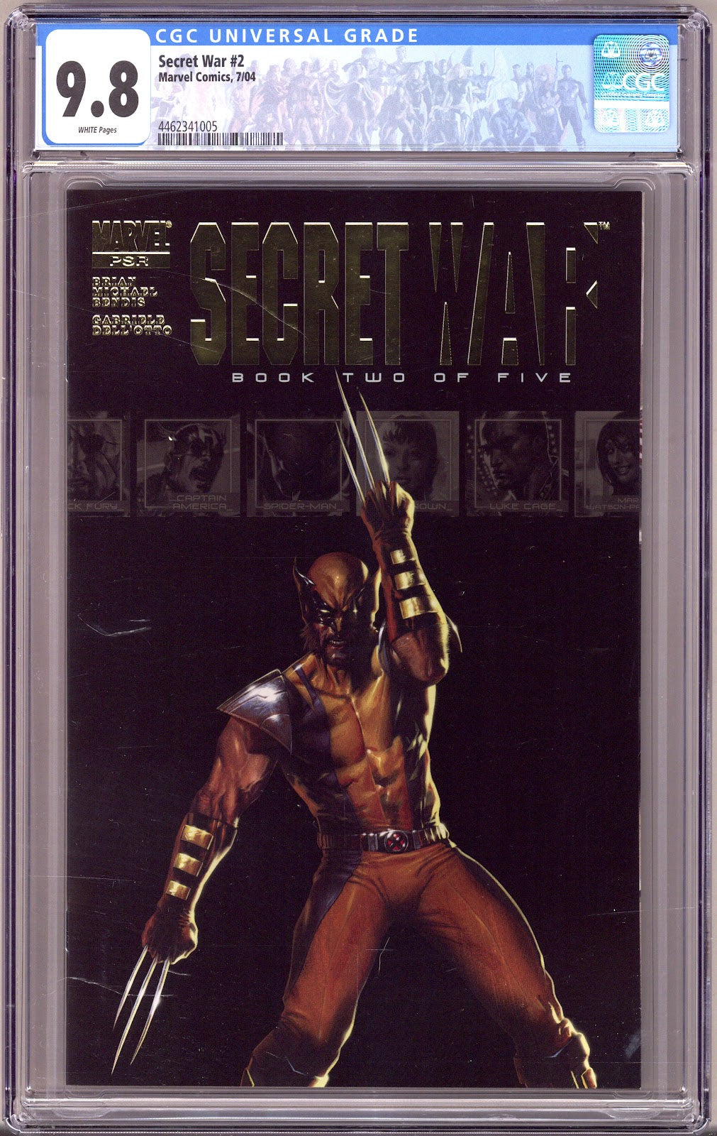 Secret War   2 CGC 9.8 (NM/M)   (2004)     