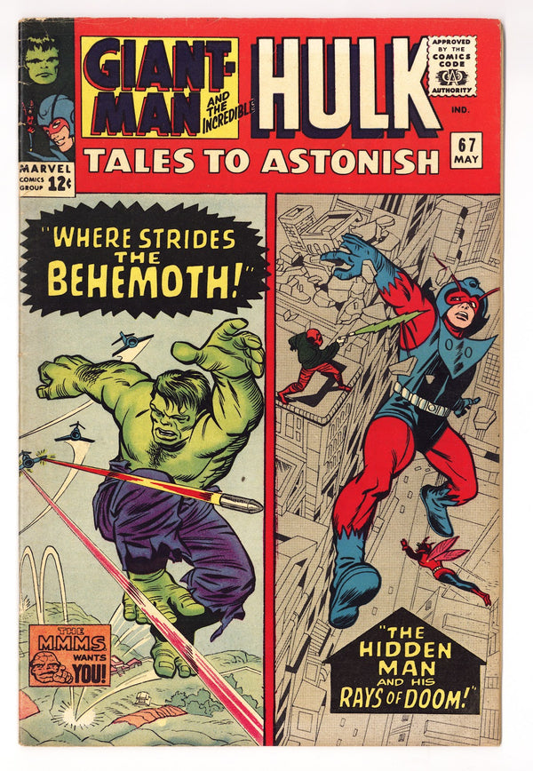 Tales to Astonish Vol 1 67  FN- (5.5)   (1965)
