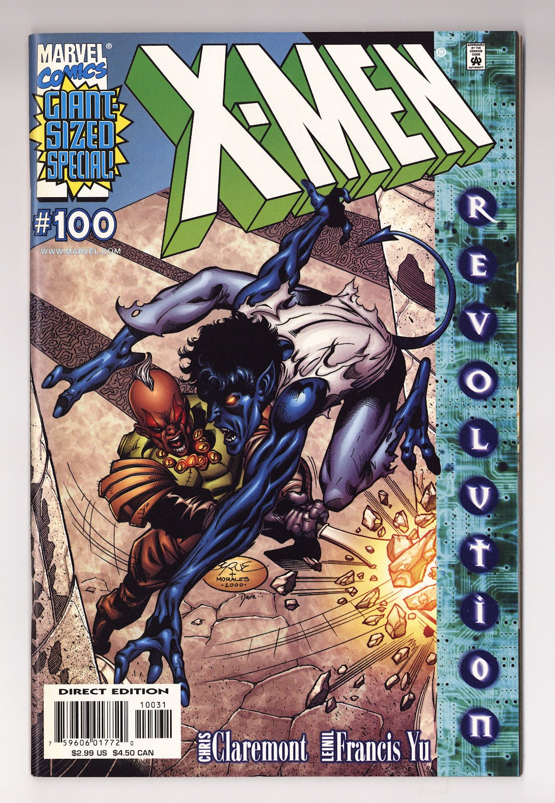 X-Men Vol 1 100 High Grade (2000) Byrne Variant 