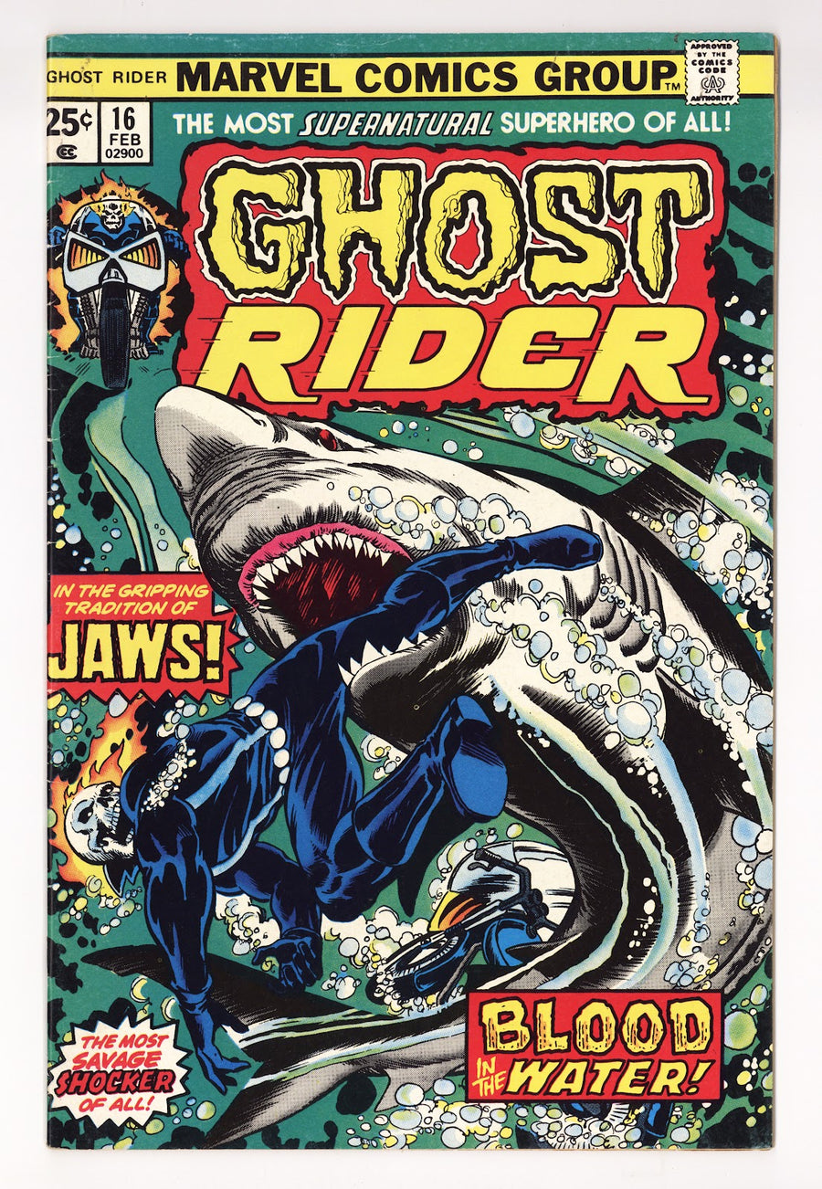 Ghost Rider Vol 1 16  FN/VF (7.0)   (1976)     