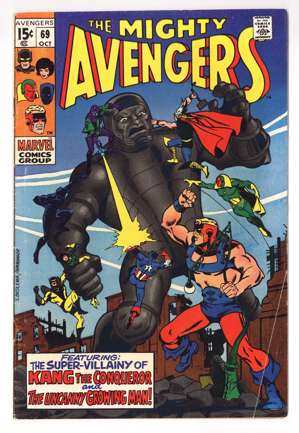The Avengers Vol 1 69 VG/FN (5.0) (1969)