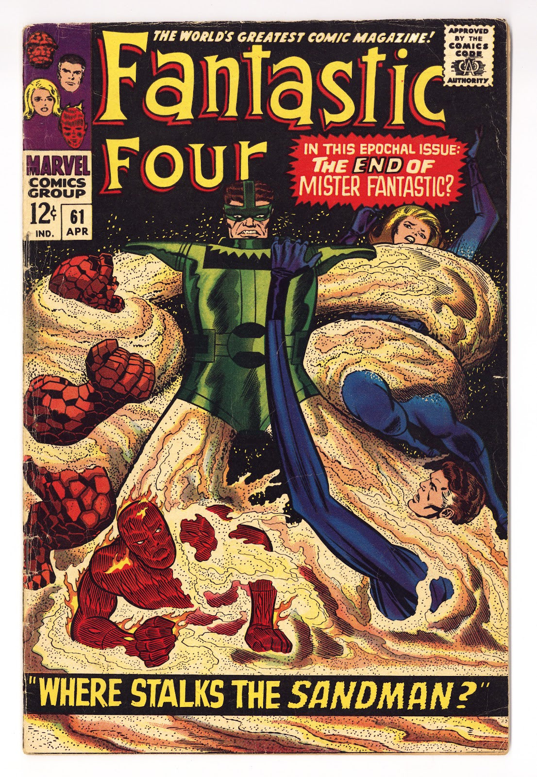Fantastic Four Vol 1 61 VG+ (4.5) (1967) 