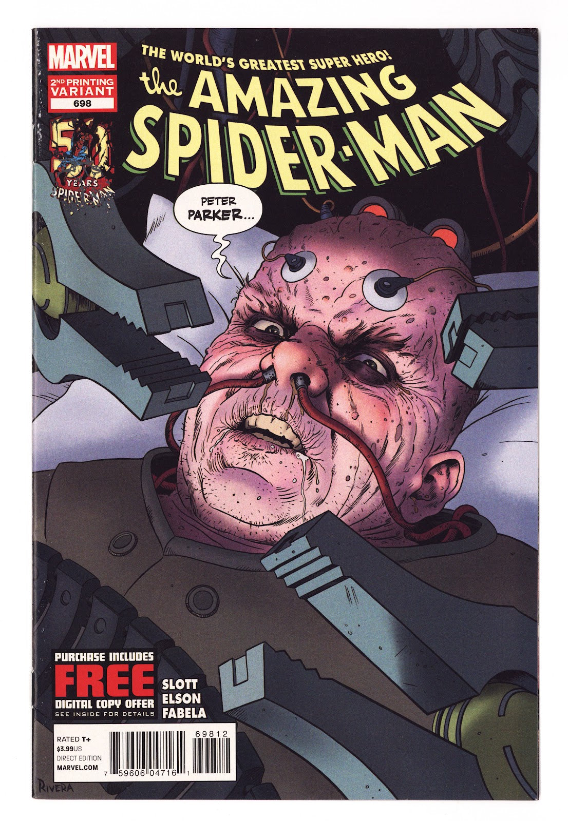 The Amazing Spider-Man Vol 2 698 High Grade (2013) 2nd Print 