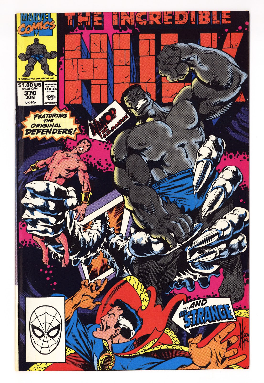 The Incredible Hulk Vol 1 370  High Grade   (1990)     