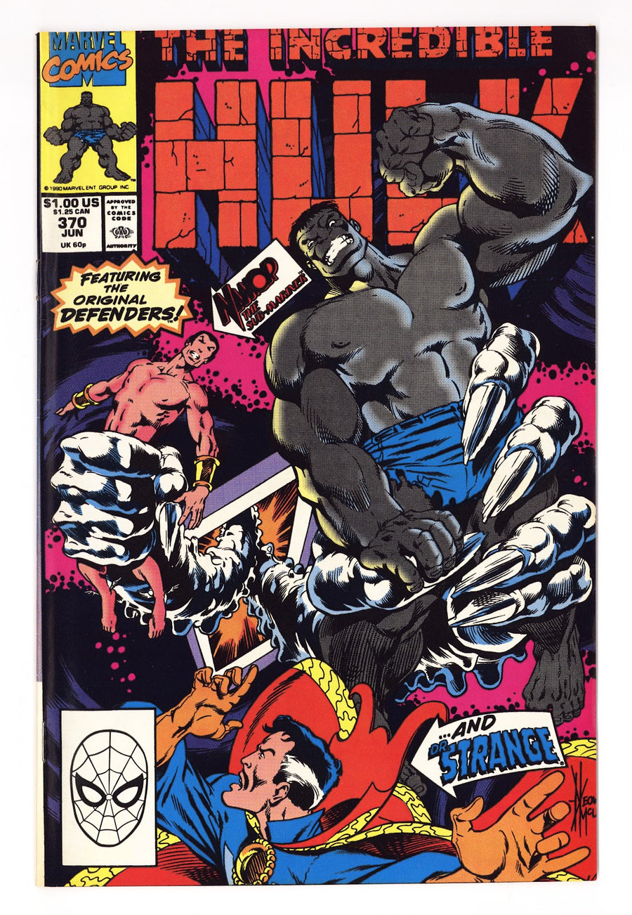 The Incredible Hulk Vol 1 370  High Grade   (1990)     