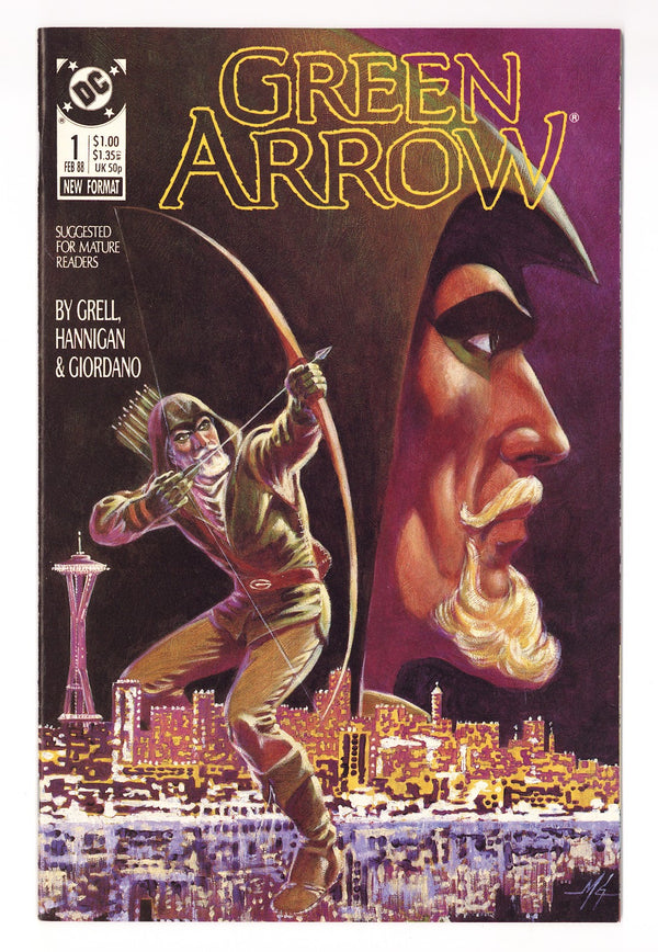 Green Arrow Vol 2 1  High Grade   (1988)