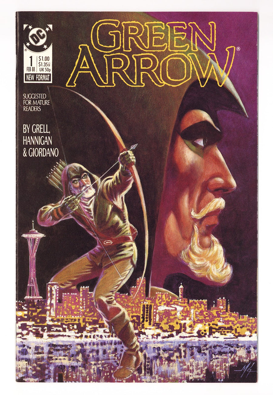 Green Arrow Vol 2 1  High Grade   (1988)