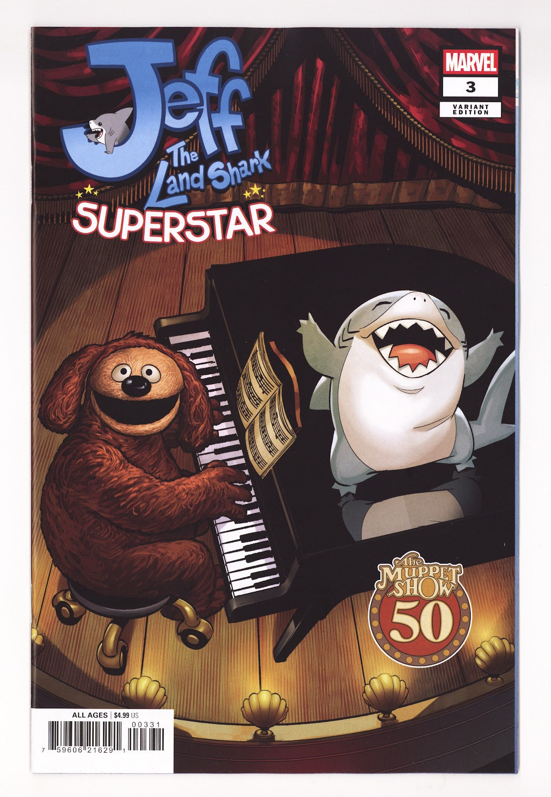Jeff the Land Shark: Superstar  3 Muppets  Variant   (2026)