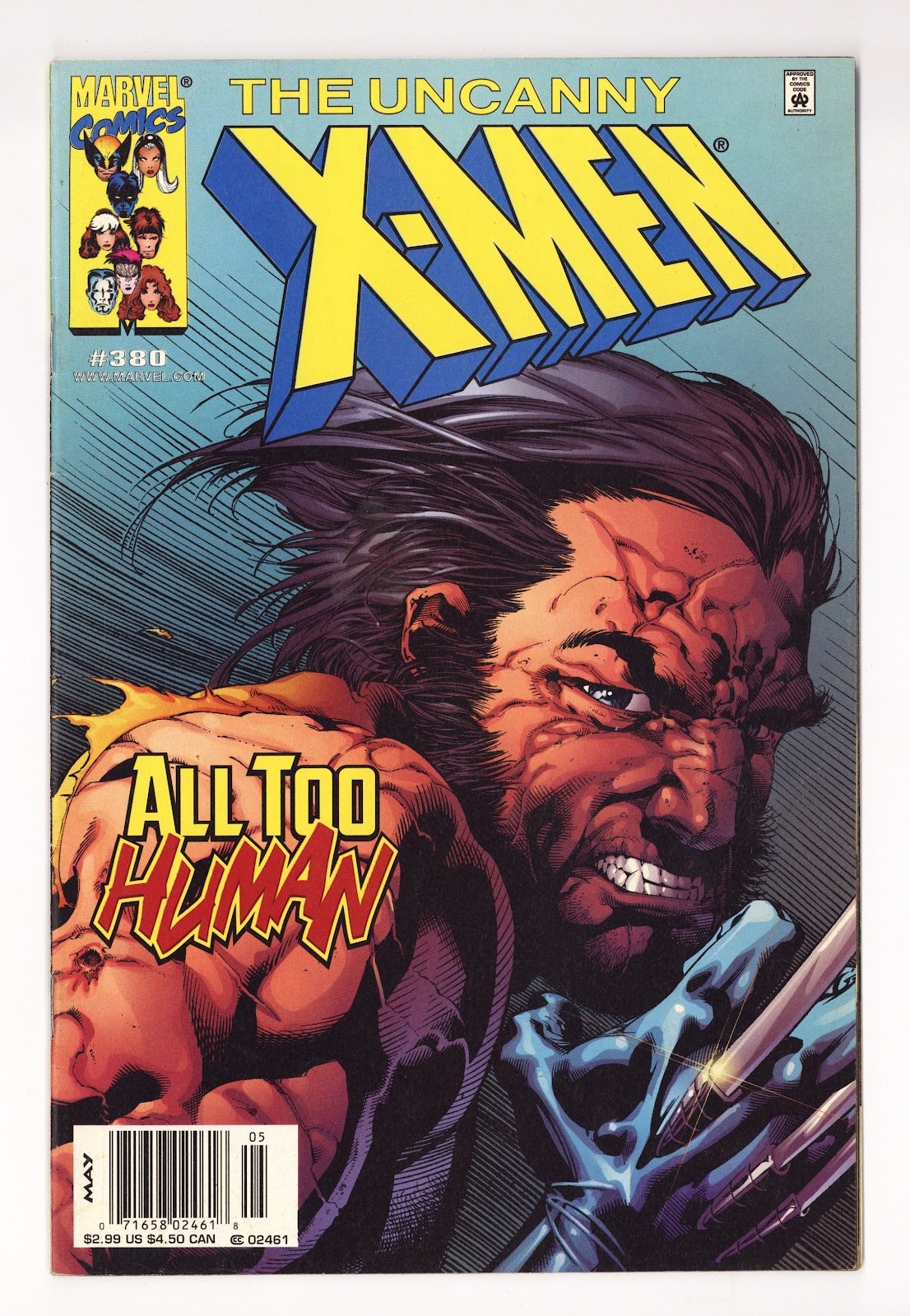 The Uncanny X-Men Vol 1 380  Mid Grade   (2000)   Newsstand