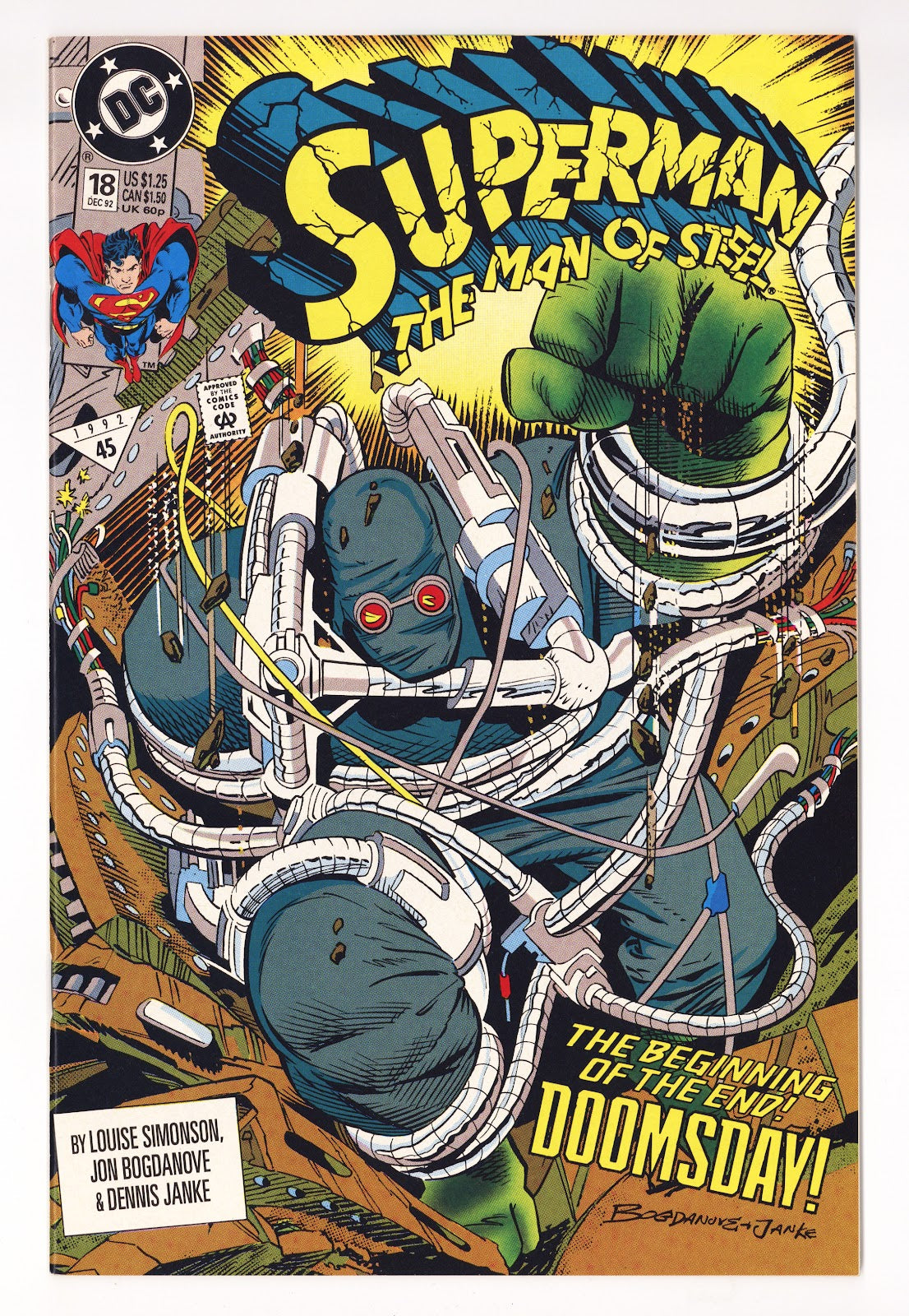 Superman: The Man of Steel   18  VF (8.0)   (1992)     