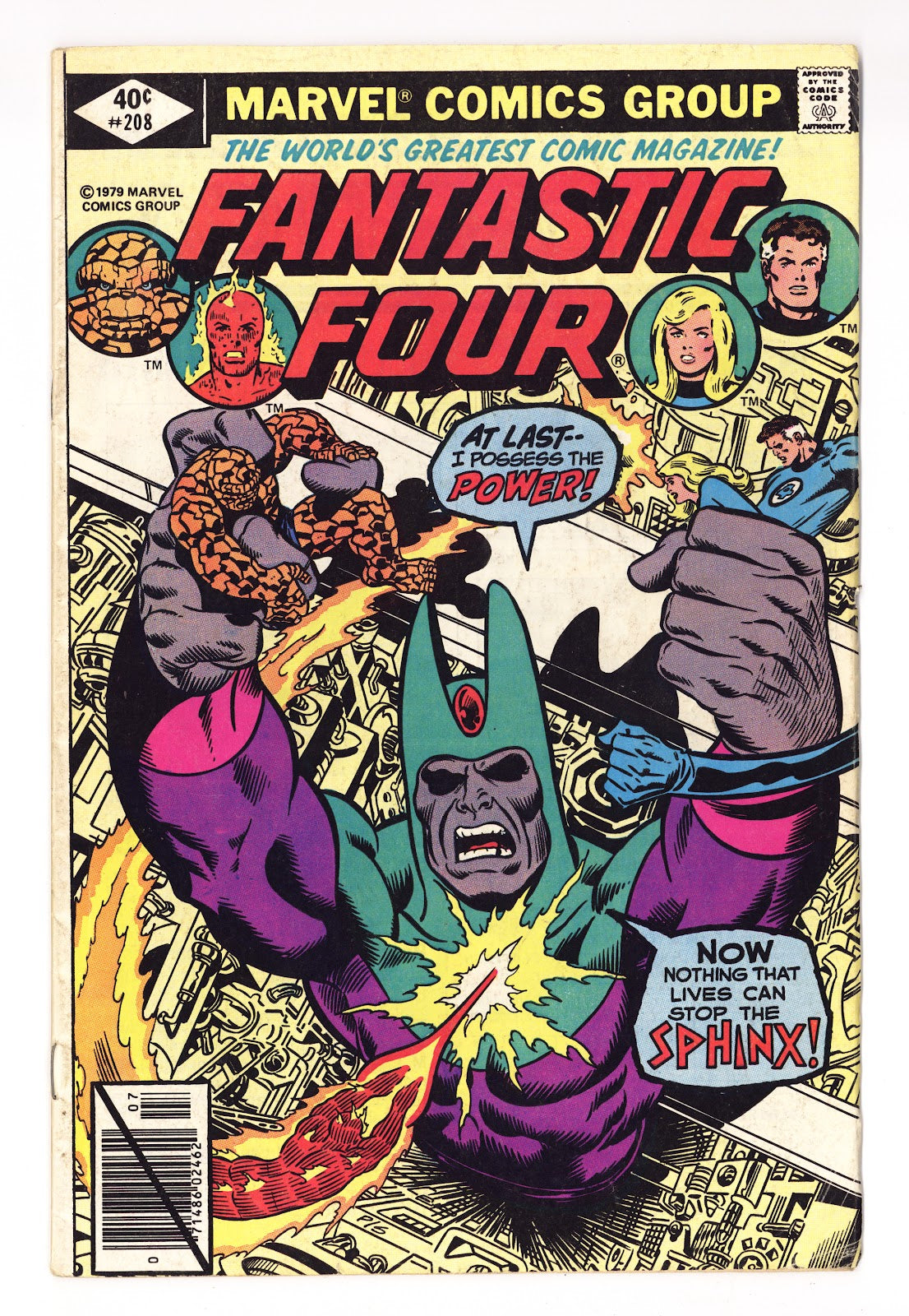 Fantastic Four Vol 1 208 Low Grade (1979) 
