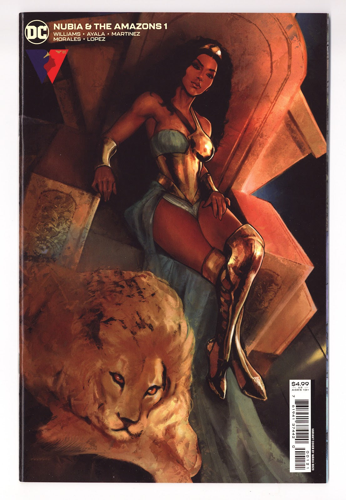 Nubia & the Amazons 1 High Grade (2021) Sozo Variant 