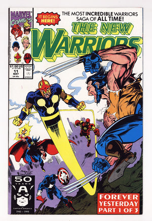 The New Warriors Vol 1 11 High Grade (1991) Direct