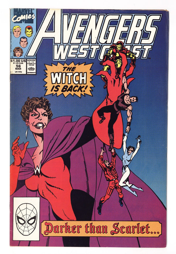 Avengers West Coast Vol 2 56 Mid Grade (1990)