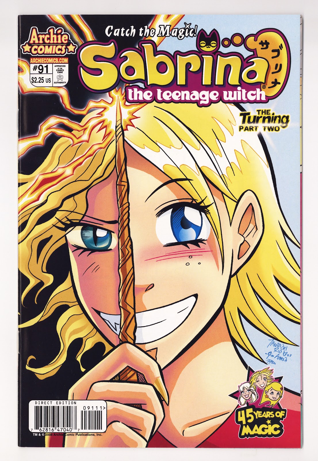 Sabrina the Teenage Witch Vol 3 91  Mid Grade   (2008)