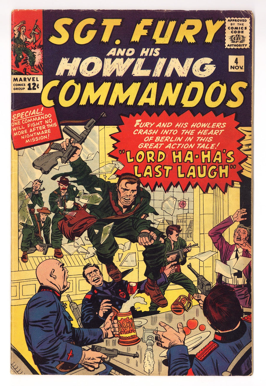 Sgt. Fury Vol 1 4  FN- (5.5)   (1963)     