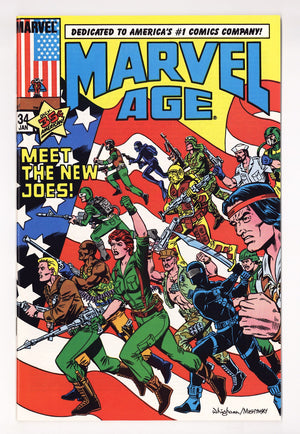 Marvel Age 34 High Grade (1986)
