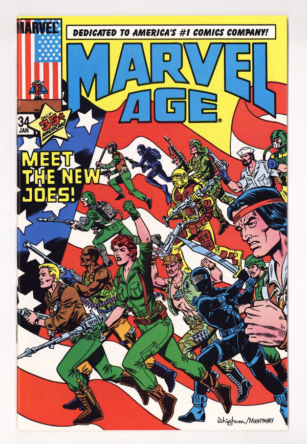 Marvel Age 34 High Grade (1986)