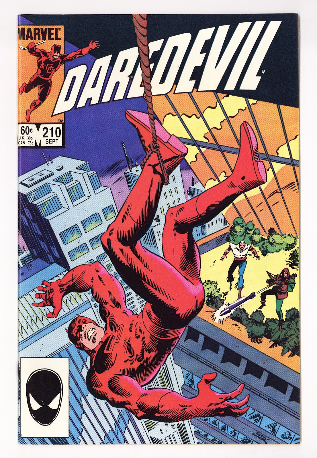 Daredevil Vol 1 210  High Grade   (1984)   Direct  