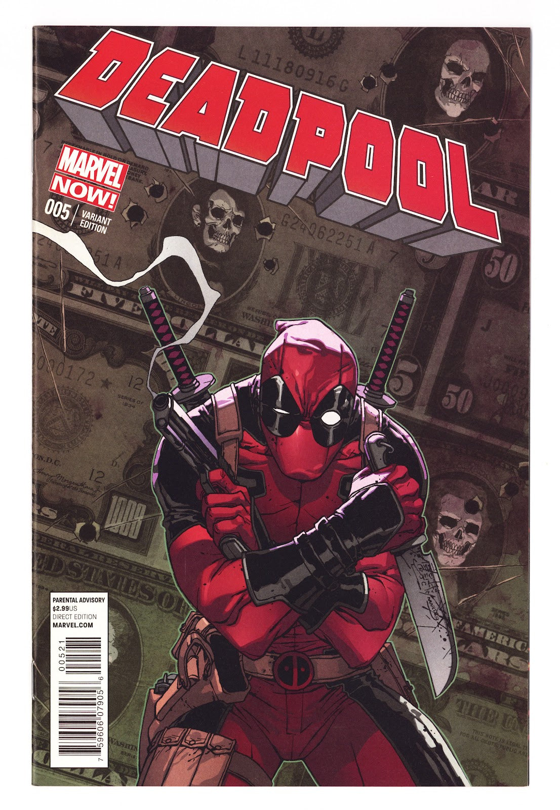 Deadpool Vol 4 5 VF/NM (9.0) (2013) Camuncoli Incentive Variant 