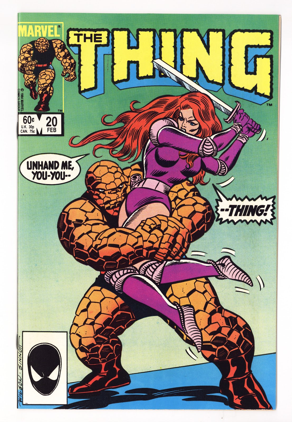 The Thing Vol 1 20 High Grade (1985) Direct 