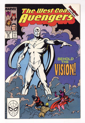 West Coast Avengers Vol 2 45  FN+ (6.5)   (1989)