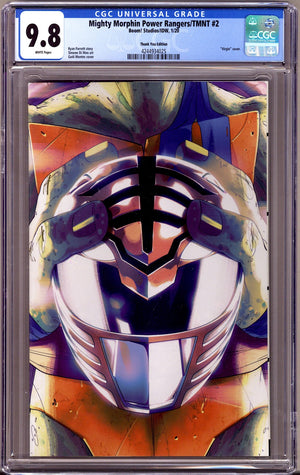 Mighty Morphin Power Rangers / Teenage Mutant Ninja Turtles   2 CGC 9.8 (NM/M)   (2020) Montes Virgin  Variant